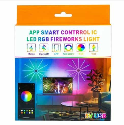 شريط الإضاءة الذكي Firework LED Strip Light RGB